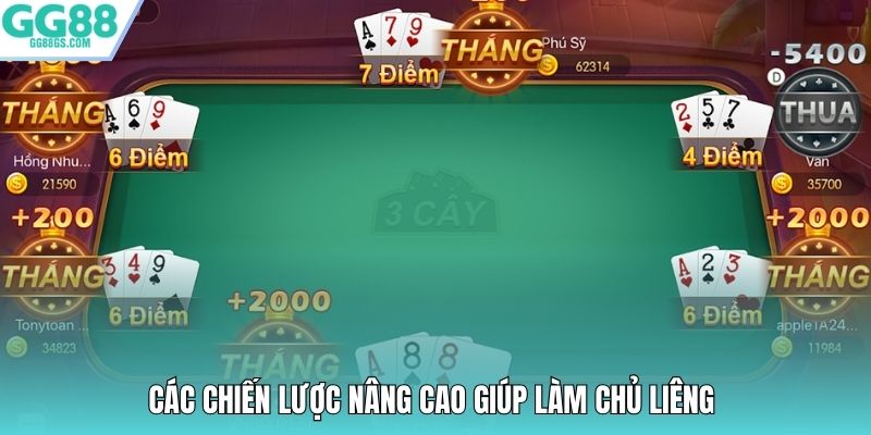Các chiến lược nâng cao giúp làm chủ Liêng